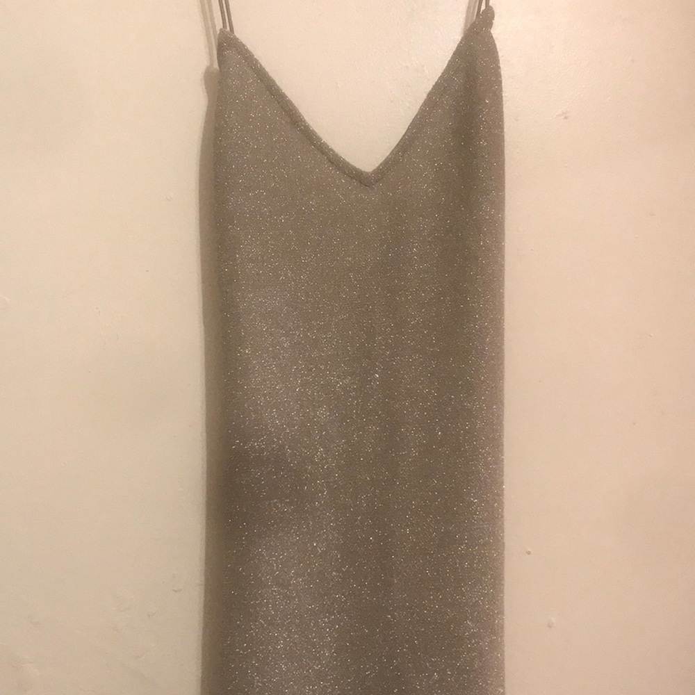 H&M silver sparkly dress